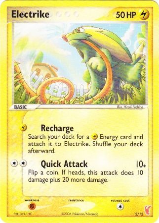 Electrike (2/12) [EX: Trainer Kit 2 - Plusle] - Destination Retro