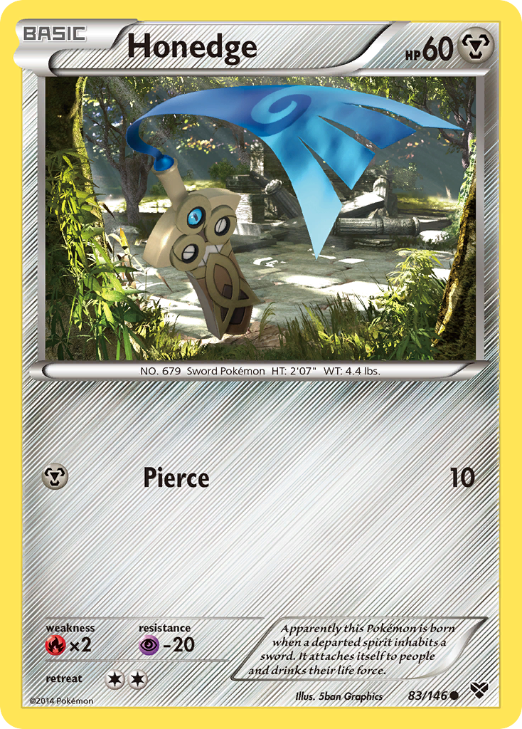 Honedge (83/146) [XY: Base Set] - Destination Retro
