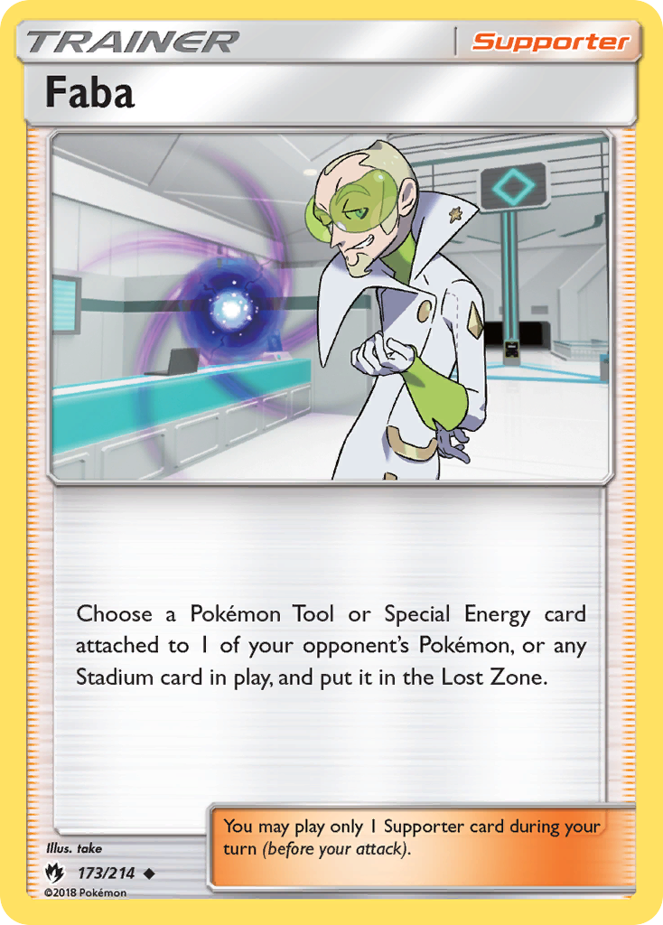Faba (173/214) [Sun & Moon: Lost Thunder] - Destination Retro
