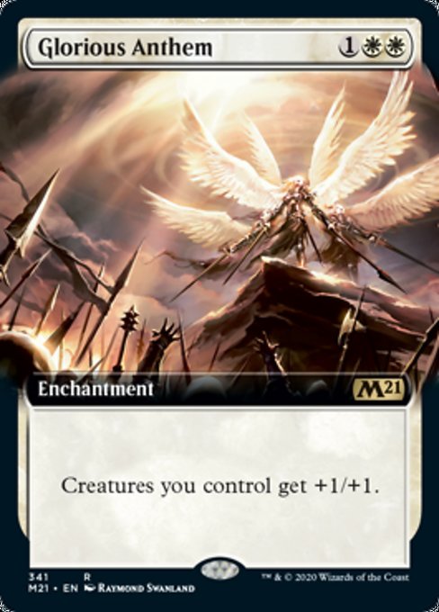 Glorious Anthem (Extended Art) [Core Set 2021] - Destination Retro