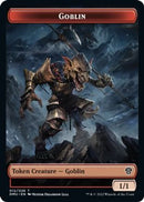 Zombie Knight // Goblin Double-sided Token [Dominaria United Commander Tokens] - Destination Retro