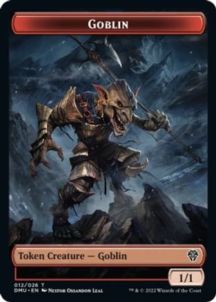 Zombie Knight // Goblin Double-sided Token [Dominaria United Commander Tokens] - Destination Retro