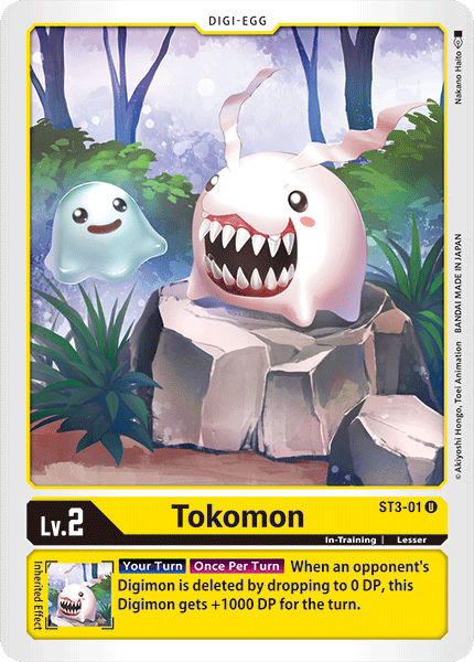 Tokomon [ST3-01] [Starter Deck: Heaven's Yellow] - Destination Retro