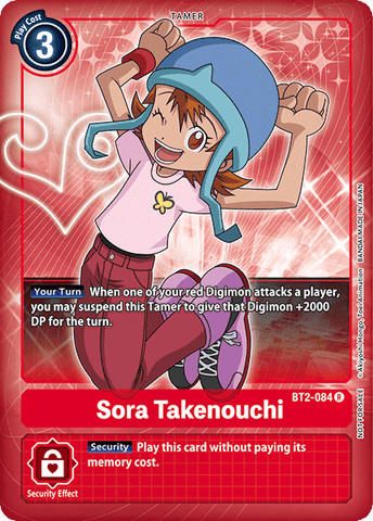 Sora Takenouchi [BT2-084] (Buy-A-Box Promo) [Release Special Booster Ver.1.0 Promos] - Destination Retro