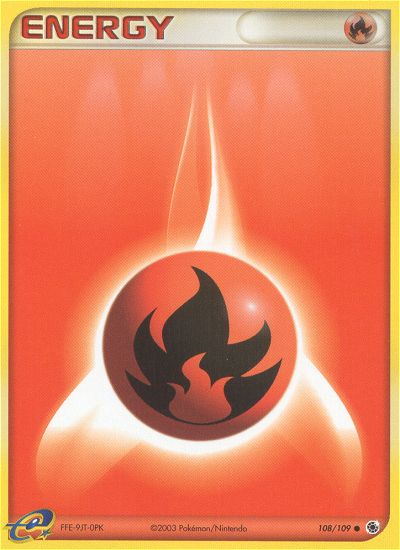 Fire Energy (108/109) [EX: Ruby & Sapphire] - Destination Retro
