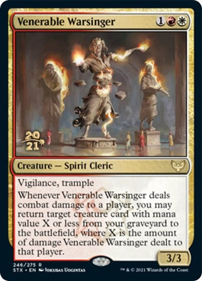 Venerable Warsinger [Strixhaven: School of Mages Prerelease Promos] - Destination Retro