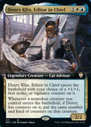 Denry Klin, Editor in Chief (Extended Art) [Streets of New Capenna Commander] - Destination Retro