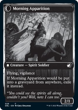 Mourning Patrol // Morning Apparition [Innistrad: Double Feature] - Destination Retro