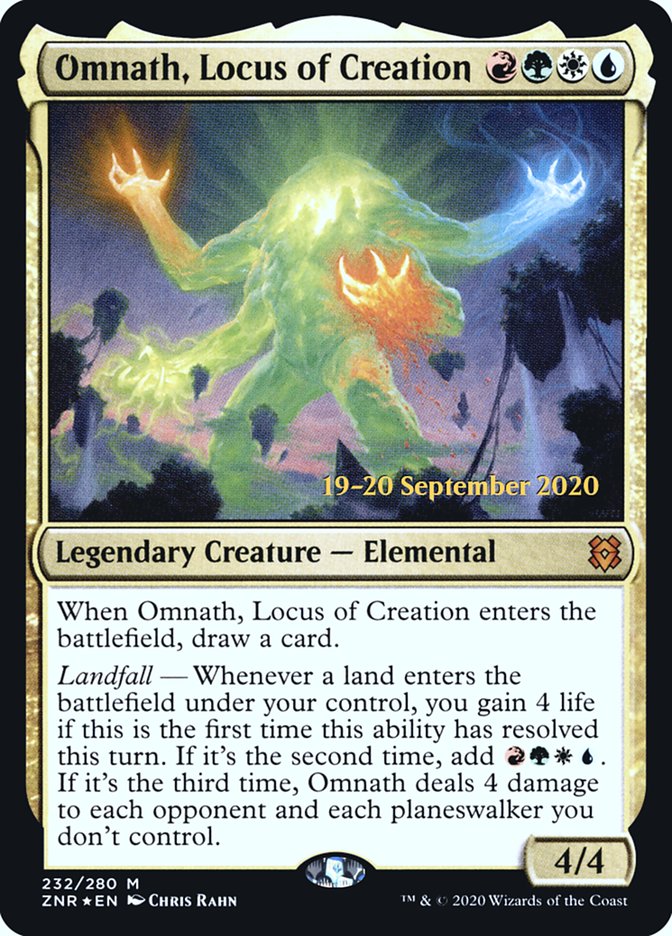Omnath, Locus of Creation  [Zendikar Rising Prerelease Promos] - Destination Retro