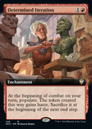 Determined Iteration (Extended Art) [Streets of New Capenna Commander] - Destination Retro