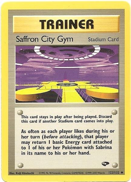 Saffron City Gym (122/132) [Gym Challenge Unlimited] - Destination Retro