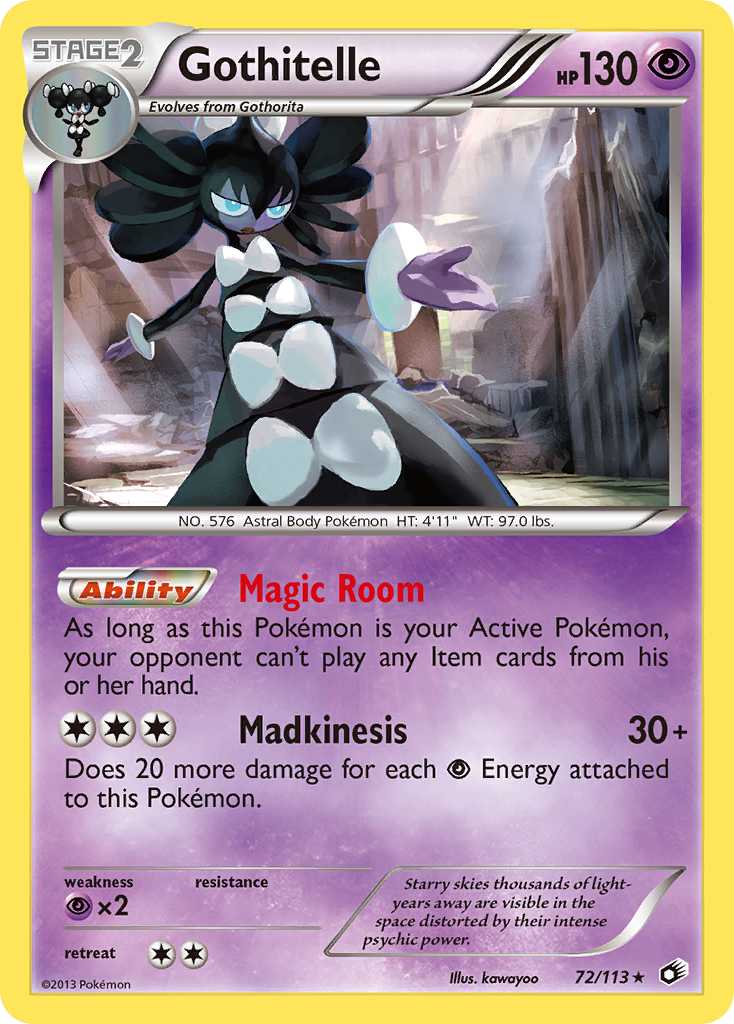 Gothitelle (72/113) [Black & White: Legendary Treasures] - Destination Retro