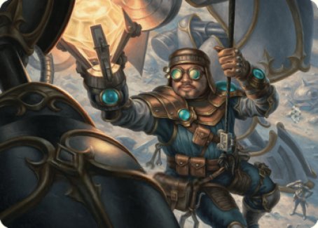 Powerstone Engineer Art Card [The Brothers' War Art Series] - Destination Retro