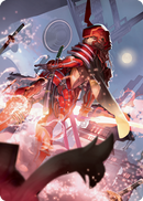 Peerless Samurai Art Card [Kamigawa: Neon Dynasty Art Series] - Destination Retro