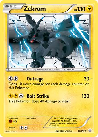 Zekrom (50/99) [Black & White: Next Destinies] - Destination Retro