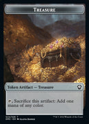 Bird (002) // Treasure Double-sided Token [Dominaria United Tokens] - Destination Retro