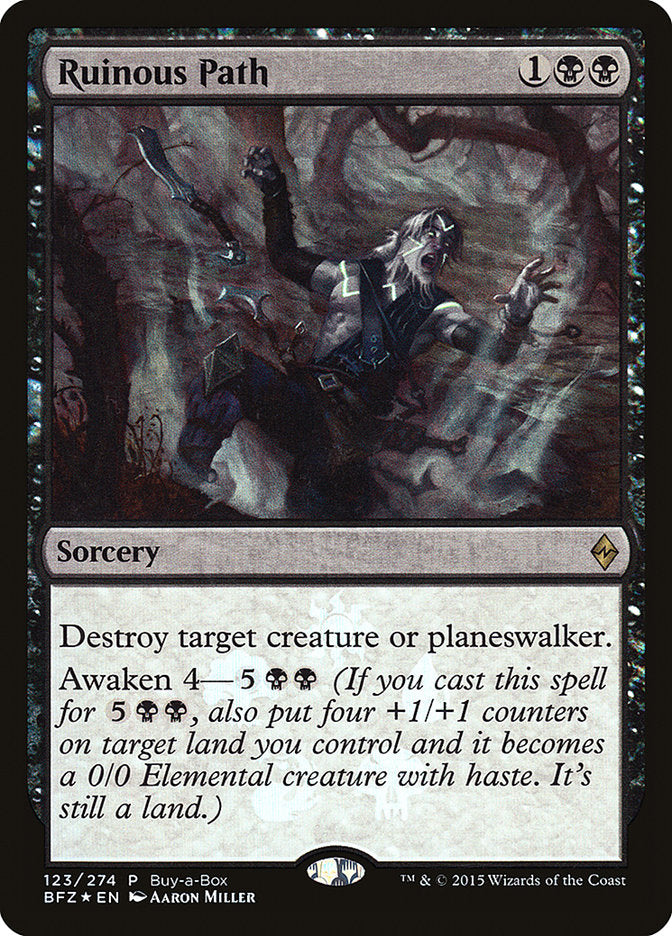 Ruinous Path (Buy-A-Box) [Battle for Zendikar Promos] - Destination Retro