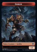 Saproling // Goblin Double-sided Token [Dominaria United Tokens] - Destination Retro