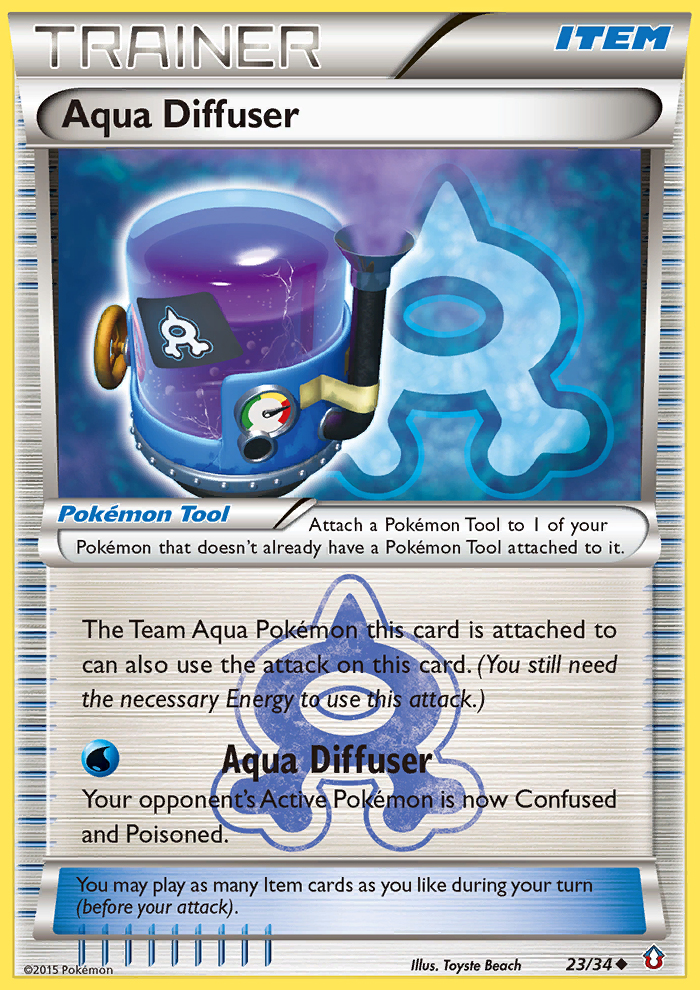 Aqua Diffuser (23/34) [XY: Double Crisis] - Destination Retro