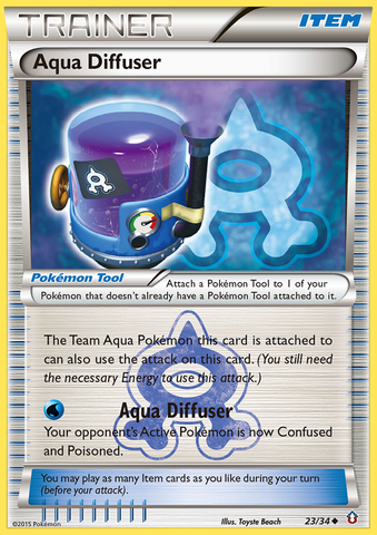 Aqua Diffuser (23/34) [XY: Double Crisis] - Destination Retro