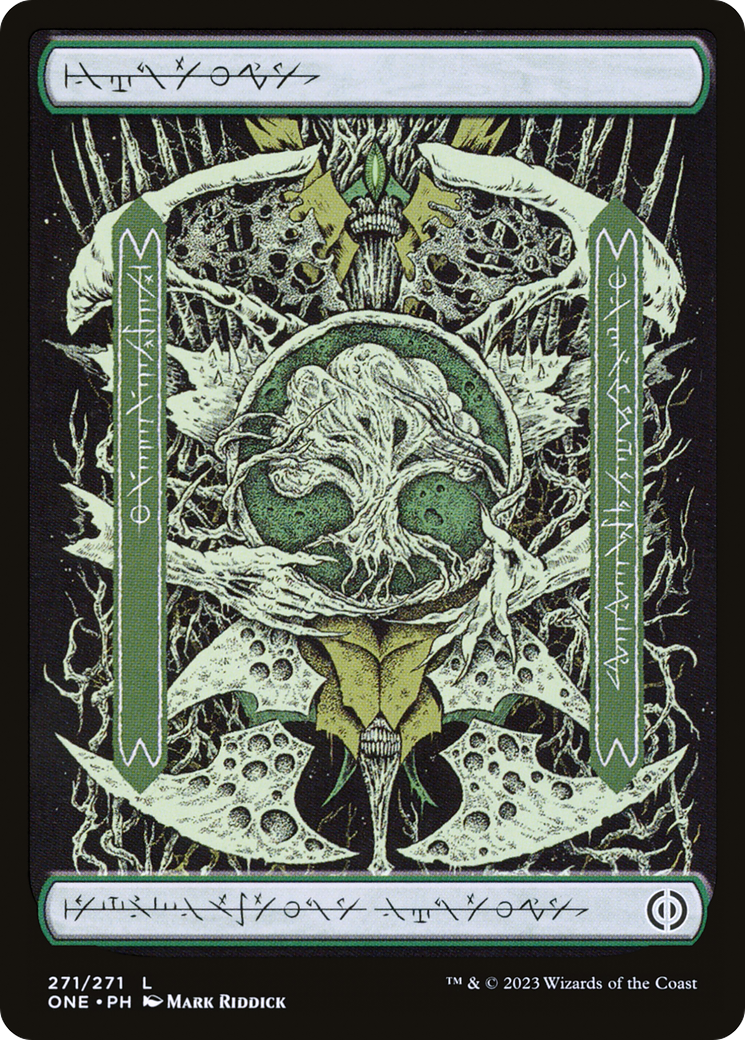 Forest (271) (Phyrexian) [Phyrexia: All Will Be One] - Destination Retro
