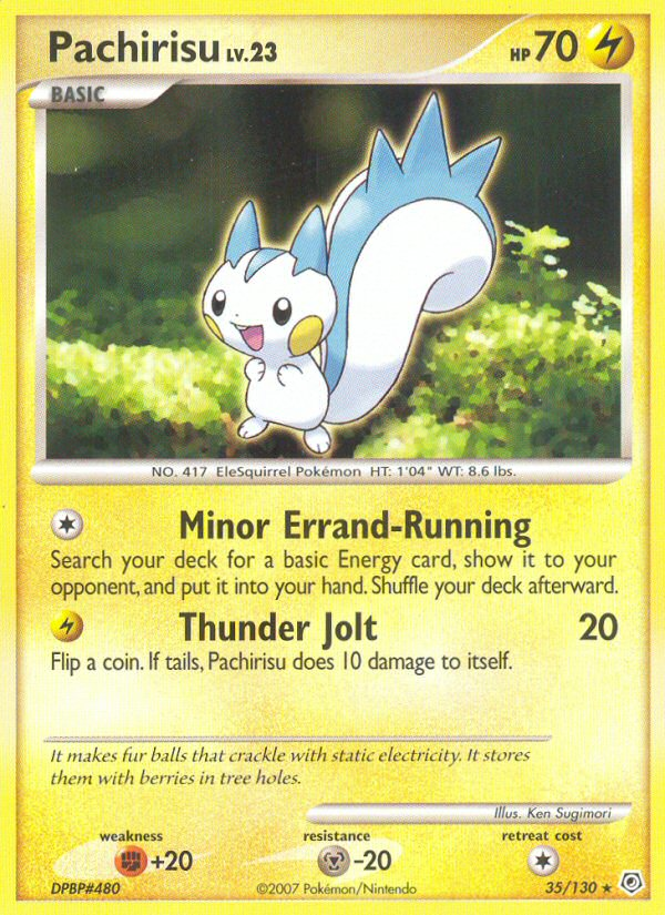 Pachirisu (35/130) [Diamond & Pearl: Base Set] - Destination Retro