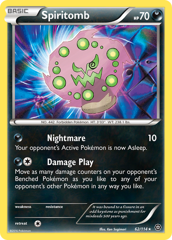 Spiritomb (62/114) [XY: Steam Siege] - Destination Retro