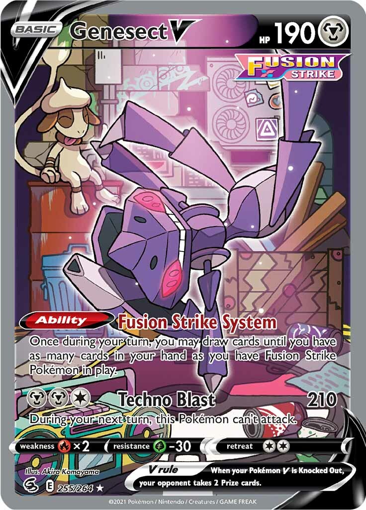 Genesect V (255/264) [Sword & Shield: Fusion Strike] - Destination Retro