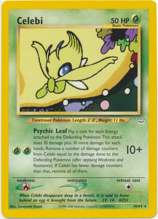Celebi (16/64) [Neo Revelation Unlimited] - Destination Retro