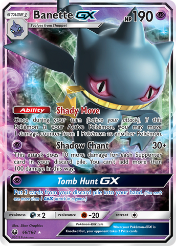 Banette GX (66/168) [Sun & Moon: Celestial Storm] - Destination Retro