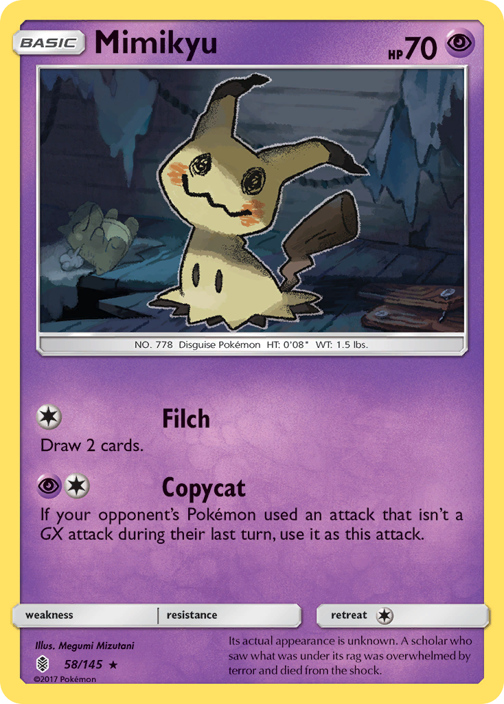 Mimikyu (58/145) [Sun & Moon: Guardians Rising] - Destination Retro