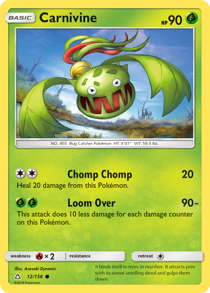 Carnivine (12/156) [Sun & Moon: Ultra Prism] - Destination Retro
