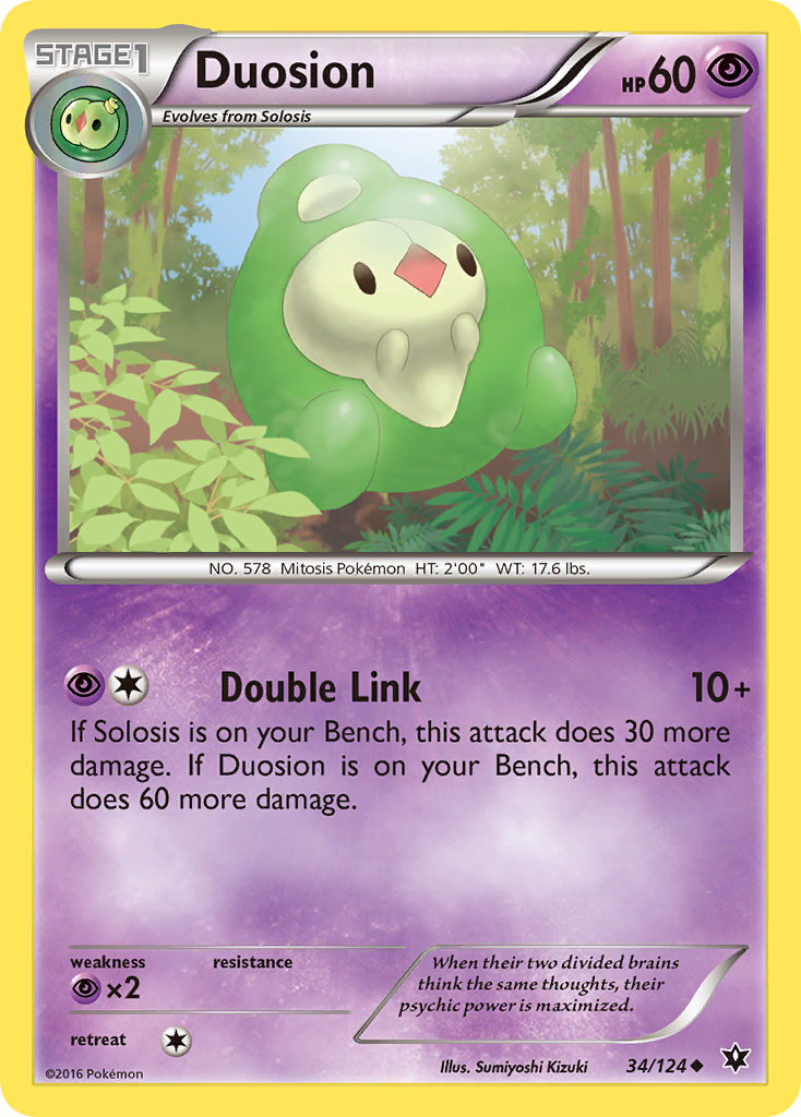 Duosion (34/124) [XY: Fates Collide] - Destination Retro