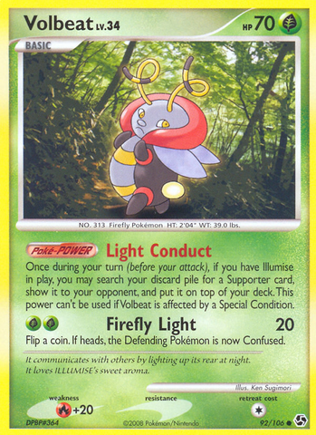 Volbeat (92/106) [Diamond & Pearl: Great Encounters] - Destination Retro