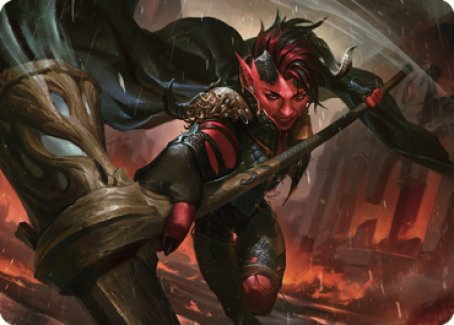 Karlach, Fury of Avernus Art Card (34) [Commander Legends: Battle for Baldur's Gate Art Series] - Destination Retro