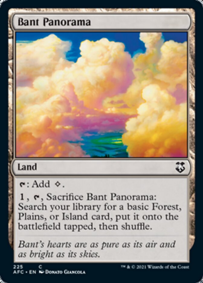 Bant Panorama [Dungeons & Dragons: Adventures in the Forgotten Realms Commander] - Destination Retro