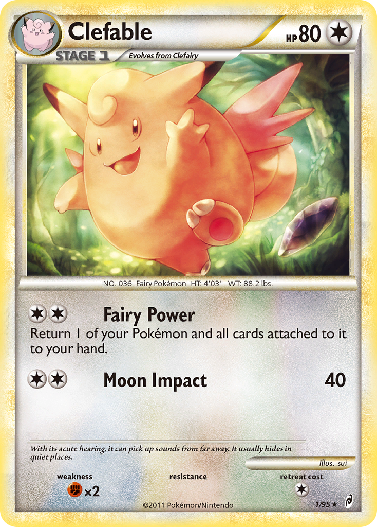 Clefable (1/95) [Call of Legends] - Destination Retro