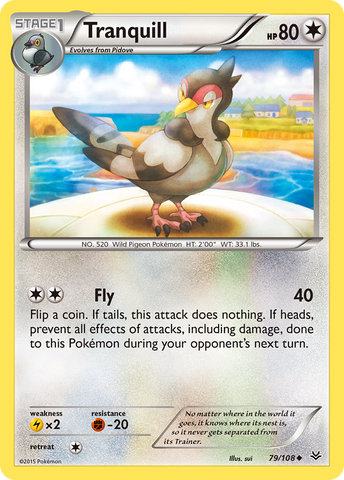 Tranquill (79/108) [XY: Roaring Skies] - Destination Retro