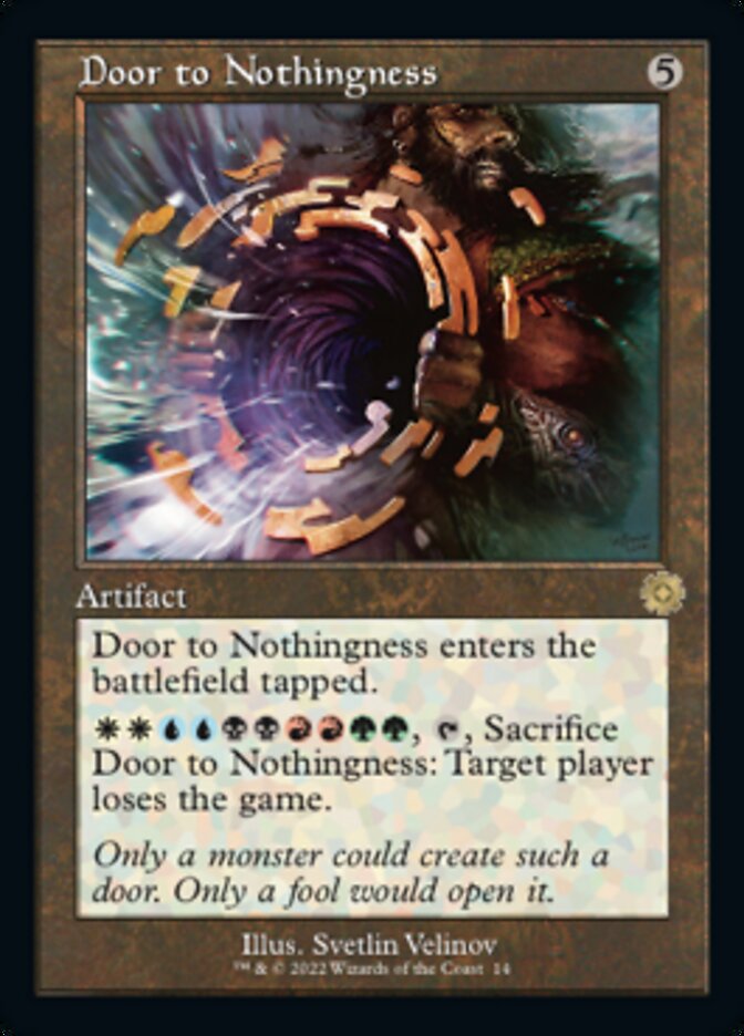 Door to Nothingness (Retro) [The Brothers' War Retro Artifacts] - Destination Retro