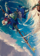 Tazeem Roilmage Art Card (Gold-Stamped Signature) [Zendikar Rising Art Series] - Destination Retro