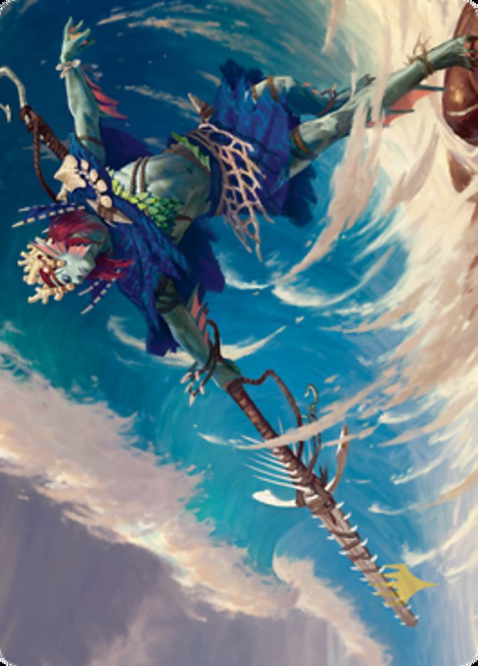 Tazeem Roilmage Art Card (Gold-Stamped Signature) [Zendikar Rising Art Series] - Destination Retro