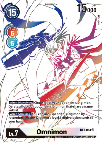 Omnimon [BT1-084] (Alternative Art) [Double Diamond] - Destination Retro