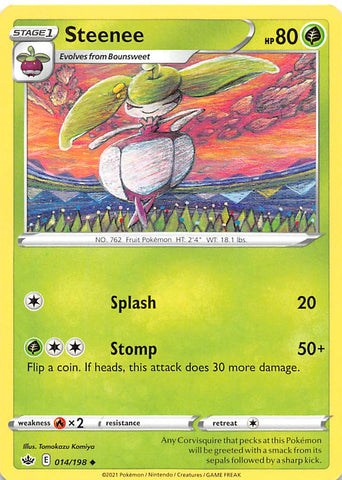 Steenee (014/198) [Sword & Shield: Chilling Reign] - Destination Retro