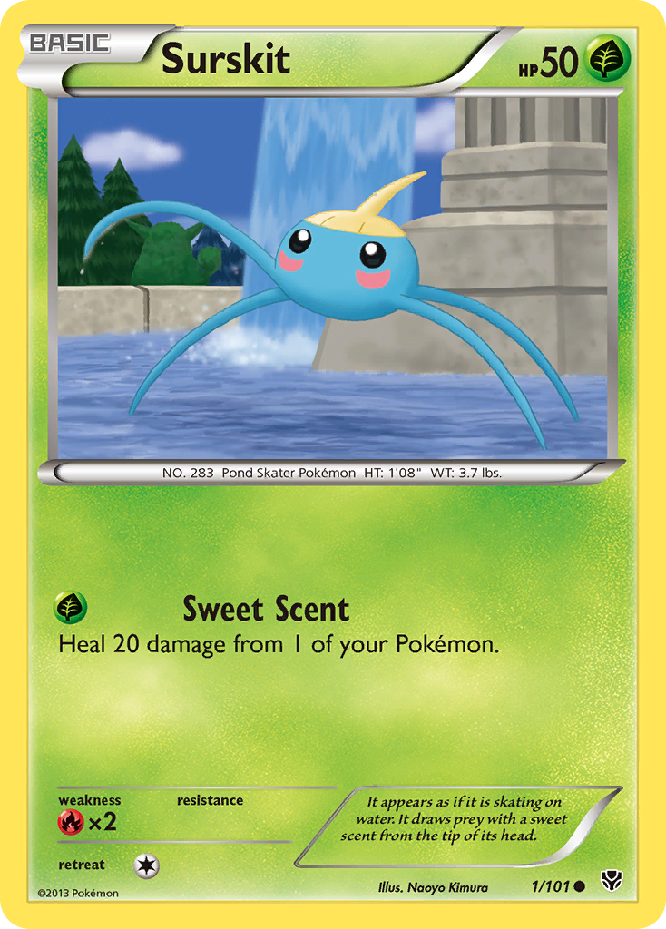 Surskit (1/101) [Black & White: Plasma Blast] - Destination Retro