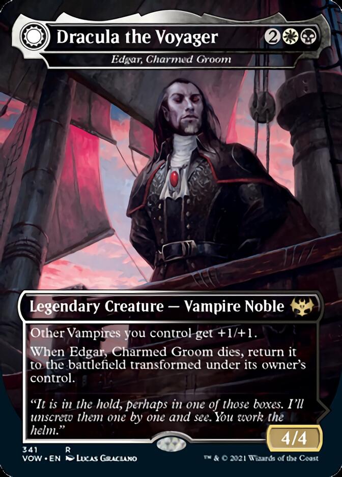 Edgar, Charmed Groom // Edgar Markov's Coffin - Dracula the Voyager // Casket of Native Earth [Innistrad: Crimson Vow] - Destination Retro