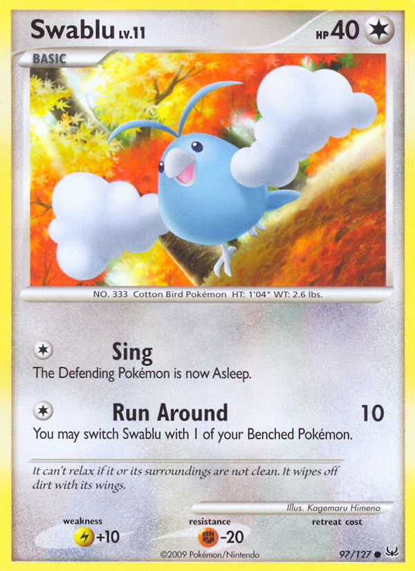 Swablu (97/127) [Platinum: Base Set] - Destination Retro