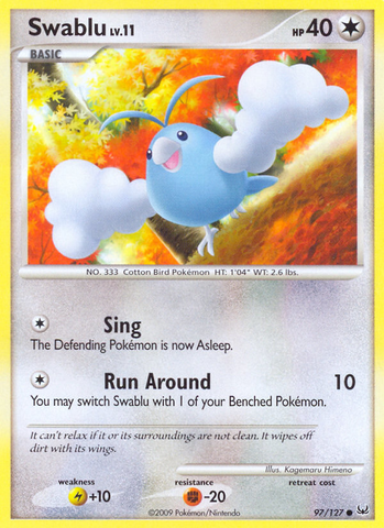 Swablu (97/127) [Platinum: Base Set] - Destination Retro
