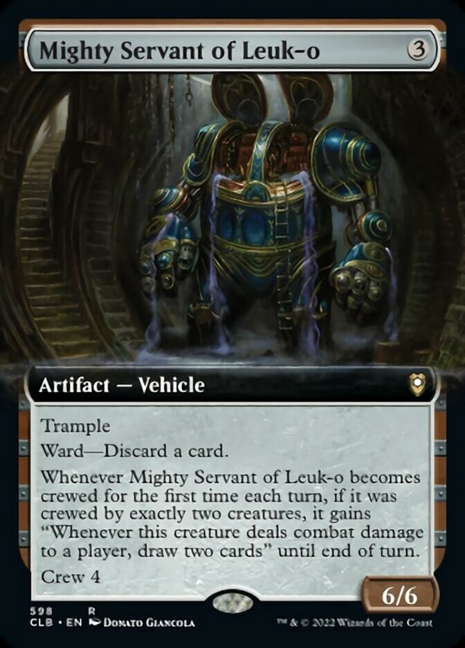 Mighty Servant of Leuk-o (Extended Art) [Commander Legends: Battle for Baldur's Gate] - Destination Retro