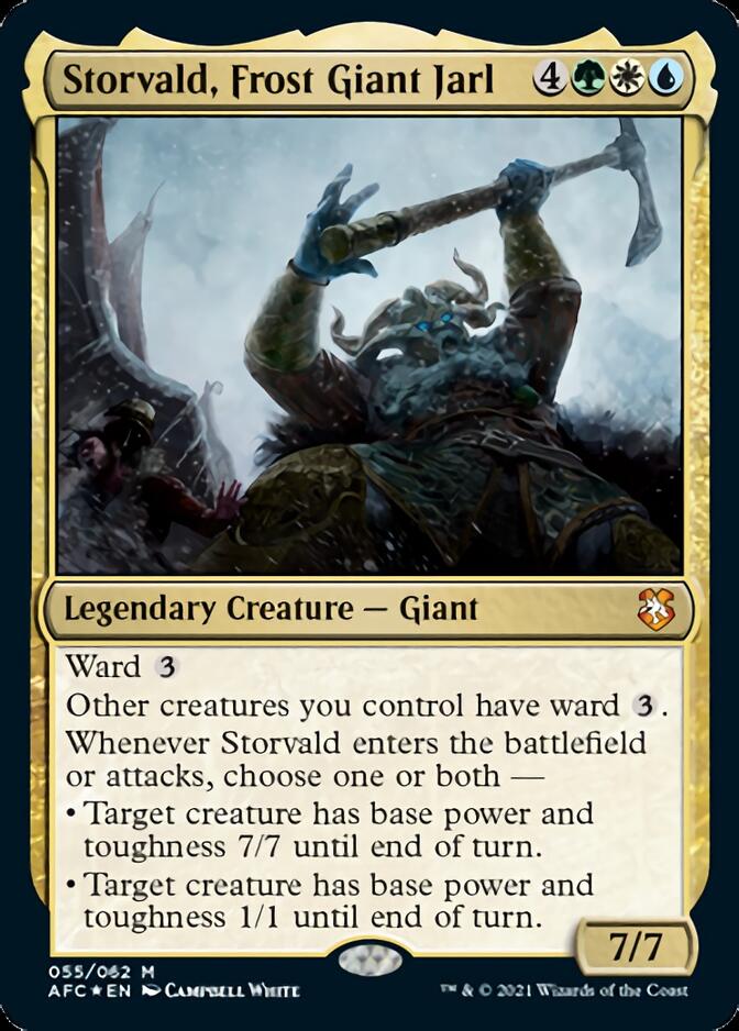 Storvald, Frost Giant Jarl [Dungeons & Dragons: Adventures in the Forgotten Realms Commander] - Destination Retro