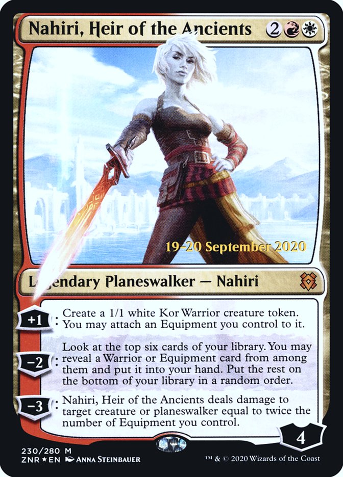 Nahiri, Heir of the Ancients  [Zendikar Rising Prerelease Promos] - Destination Retro
